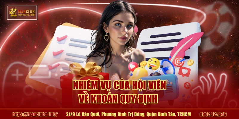 Nhiệm vụ của hội viên về khoản quy định 